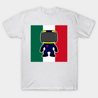 Sergio Perez Custom Bobblehead - Flag Edition 2021 Season T-Shirt